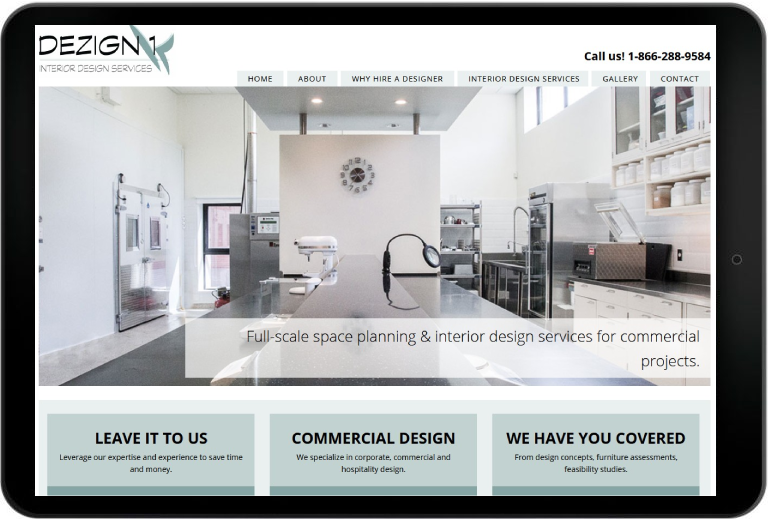 Dezign1 website