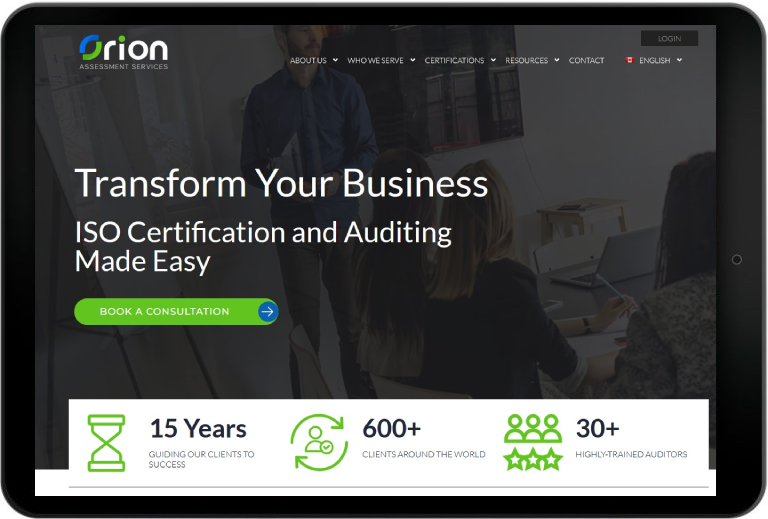 Orion website