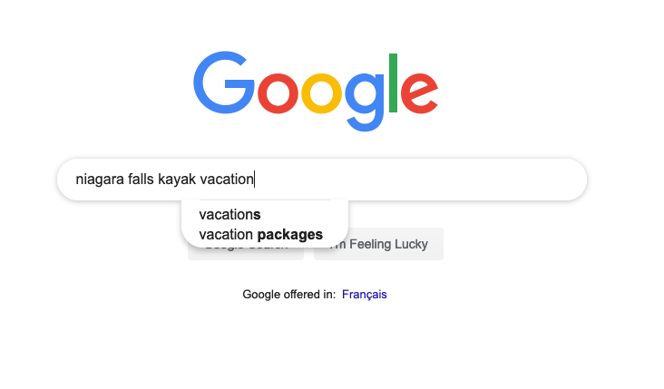 Searching for Niagara Falls Kayak Vacations